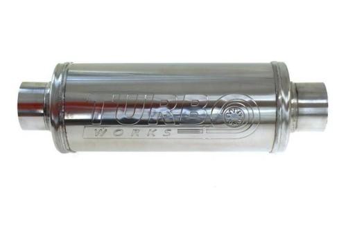 TW-TL-122 - Центральный глушитель 51 мм TurboWorks RS 409SS 300 мм