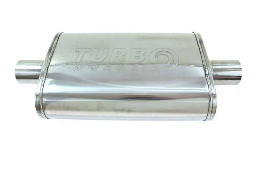 TW-TL-114 - Центральный глушитель TurboWorks LT 409SS 63,5 мм