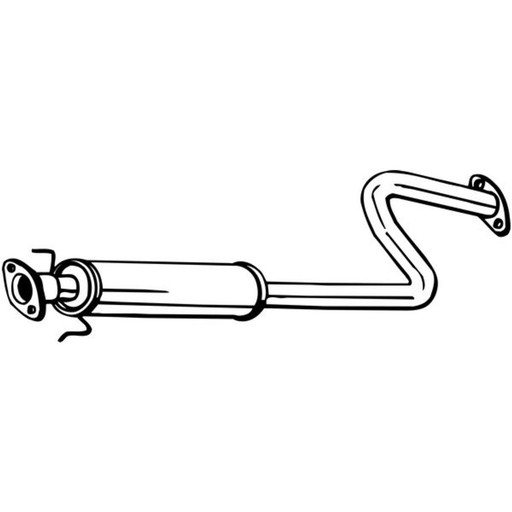 BOS278-111 - Середній глушник вихлопної системи підходить для: MG MG ZR, ROVER 25 і, ST