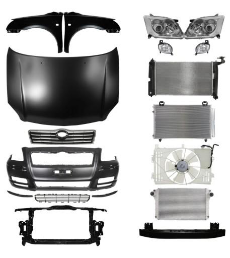 4222 - Тойота авенсіс 03-06 капот бампер ремінь крила