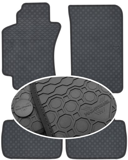 Гумові килимки Toyota Avensis I 1998-2003 PrimeLiner - Чорні