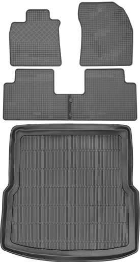 Toyota Avensis III Kombi 09-18 SET - Коврики + коврик в багажник