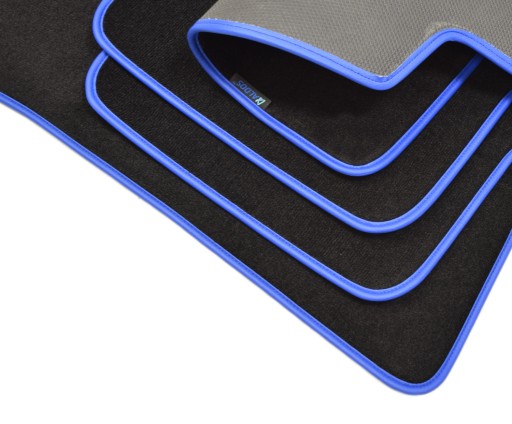 Toyota Avensis Verso 6 міс. 2001-2006 роки Оксамитові килимки Gold Blue Eco