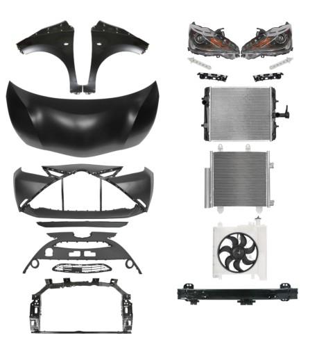 4150 - Тойота Айго 14-18 Капот бампер ремінь крила