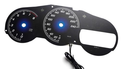 Toyota Celica 7 циферблаты одометра INDIGLO pattern 3