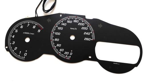 Toyota Celica 7 циферблати одометра INDIGLO pattern 7