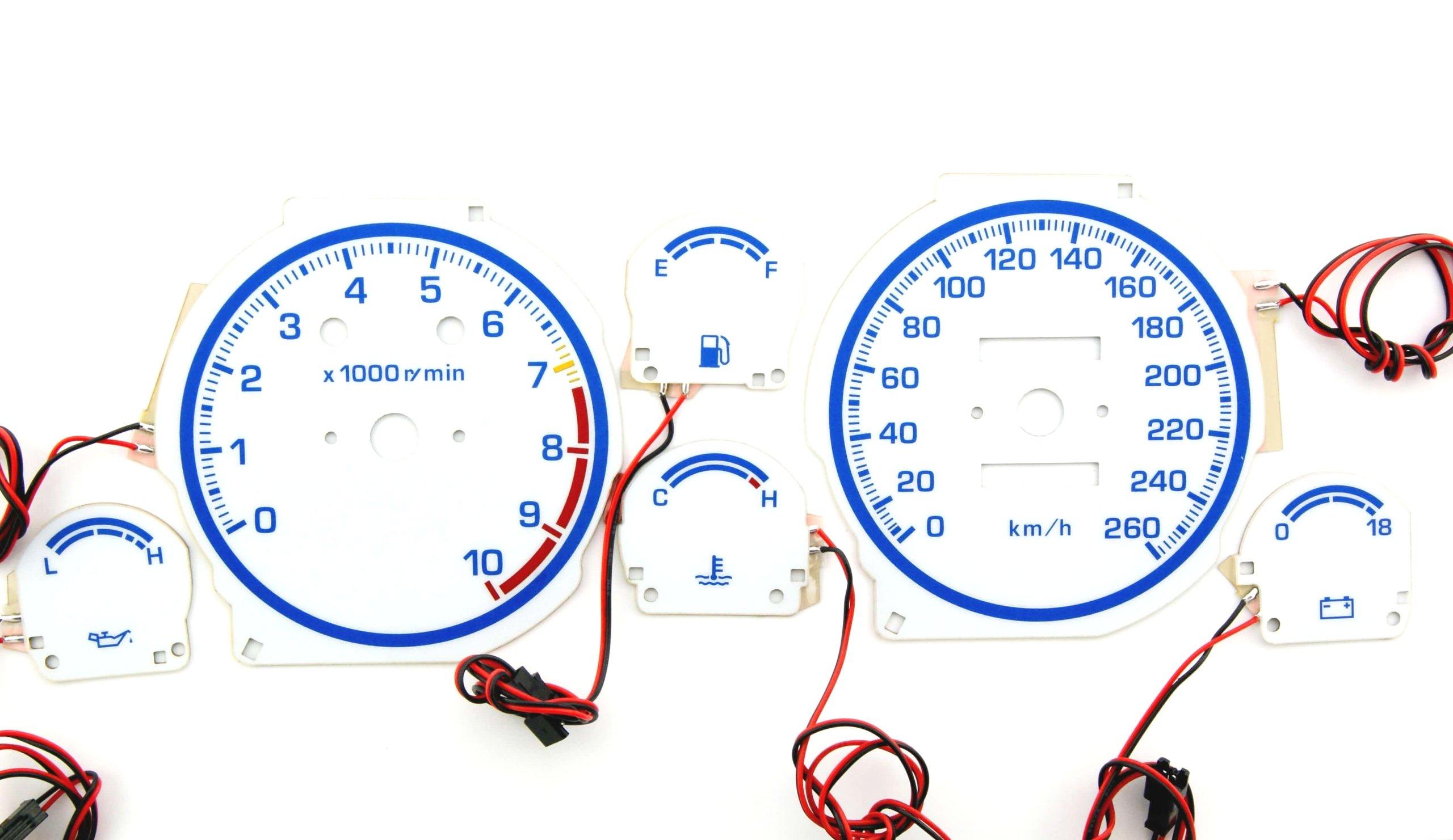 Toyota Celica IV gen T16 диски одометра INDIGLO