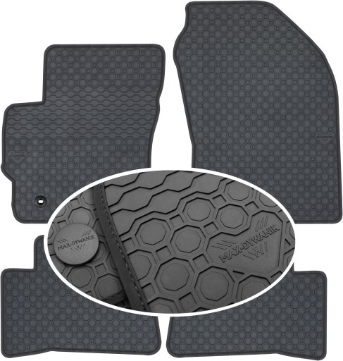 Toyota Corolla Cross 2020 р.в Гумовий килимок PrimeLiner - Чорний