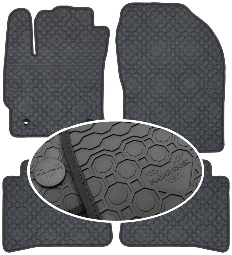 Toyota Corolla E21 XII 2019 р.в Гумовий килимок PrimeLiner - Чорний