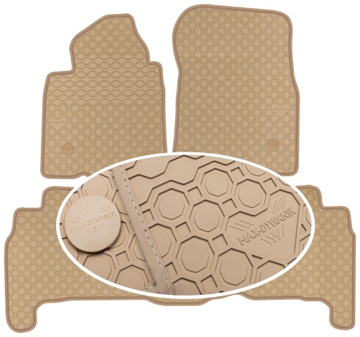 Килимки гумові Toyota Land Cruiser J200 08-15 PRIMELINER