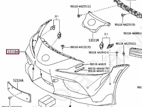 8L7853859 - Порог накладка левая AUDI S3 8L 8L7853859