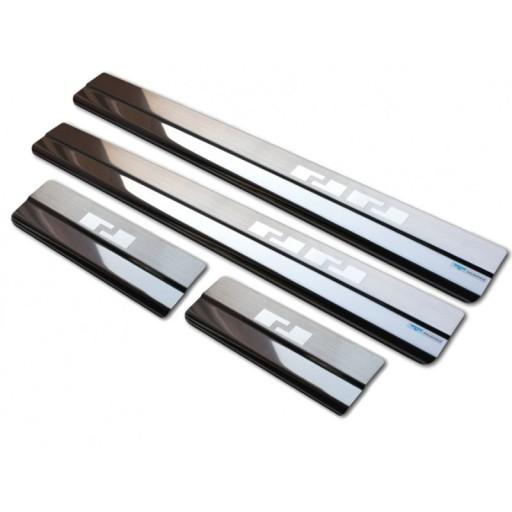 Toyota RAV-4 V -2019 накладки на боковые юбки