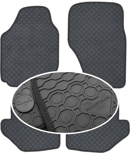 Toyota RAV4 I 3D 1994-2000 гумові килимки PrimeLiner - Чорні