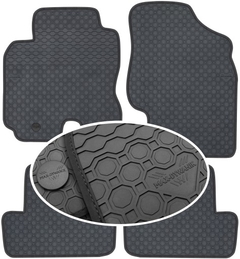 Toyota RAV4 II 5D 2000-2003 гумові килимки PrimeLiner - Чорні