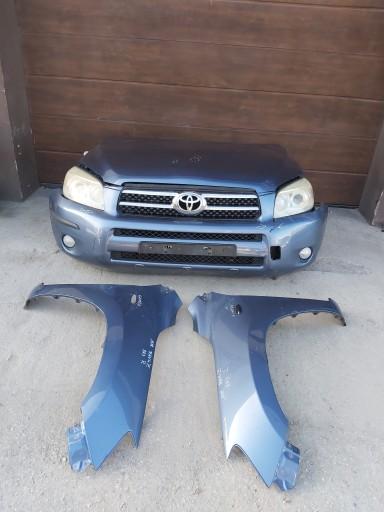 6411 - Toyota Rav4 III в сборе ремень капота переднего бампера