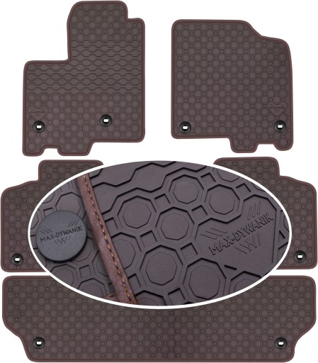 Toyota Sienna III VAN 7os 2010-2020 Коврики резиновые PrimeLiner