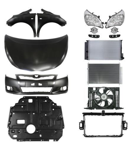 4046 - Toyota Verso 09-13 Ремень капота, бампера и крыла КОМПЛЕКТ ДЕТАЛЕЙ