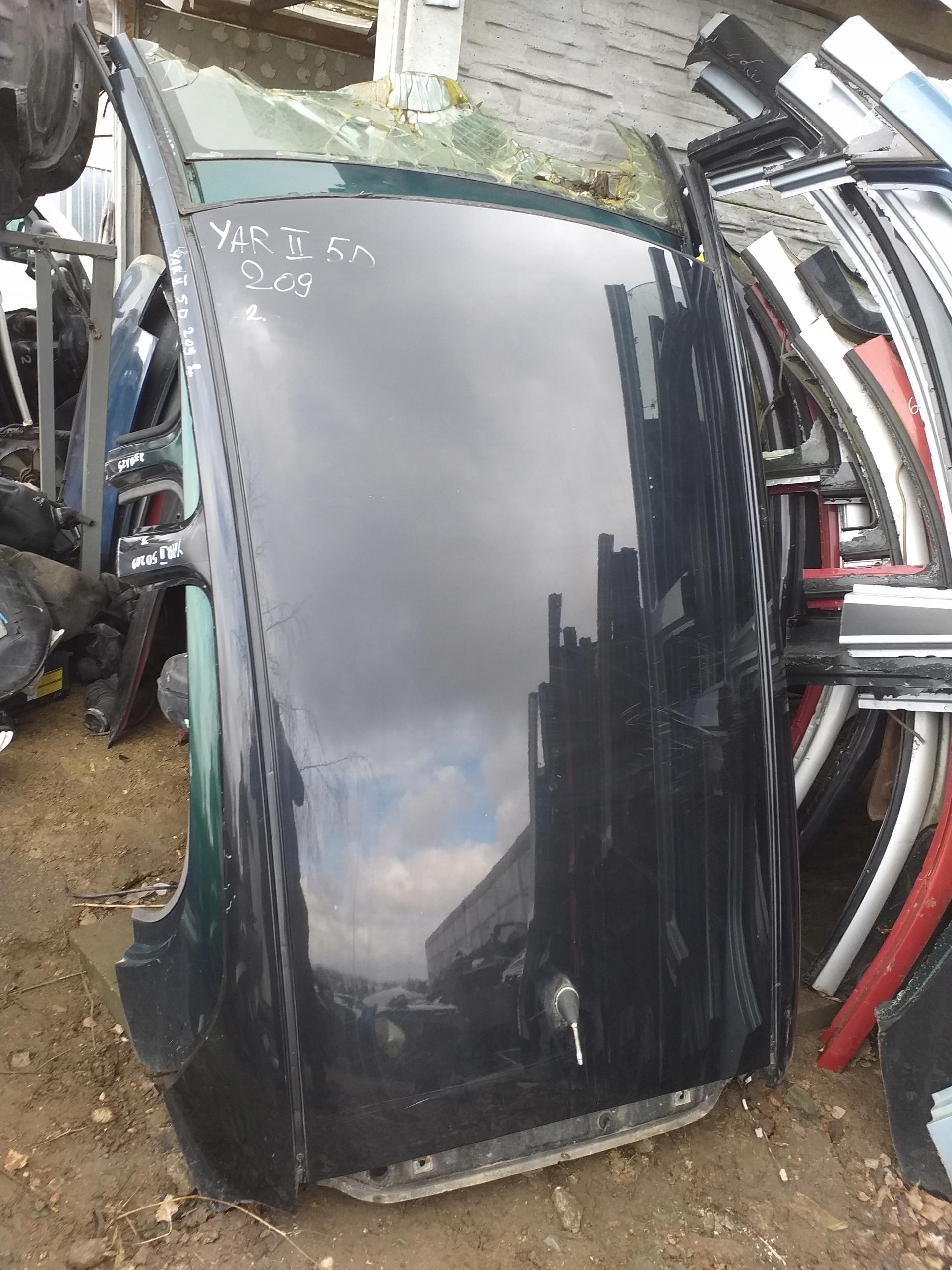 Toyota Yaris II дах обшивка даху 5D стовп