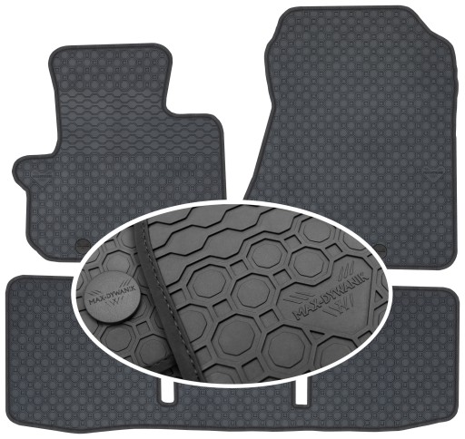 Гумові килимки Toyota iQ Hatchback 2009-2016 PrimeLiner - Чорні