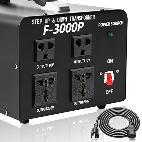 Yinleader Трансформатор 3000 Вт, напряжение - адаптер питания 110 В/220 В