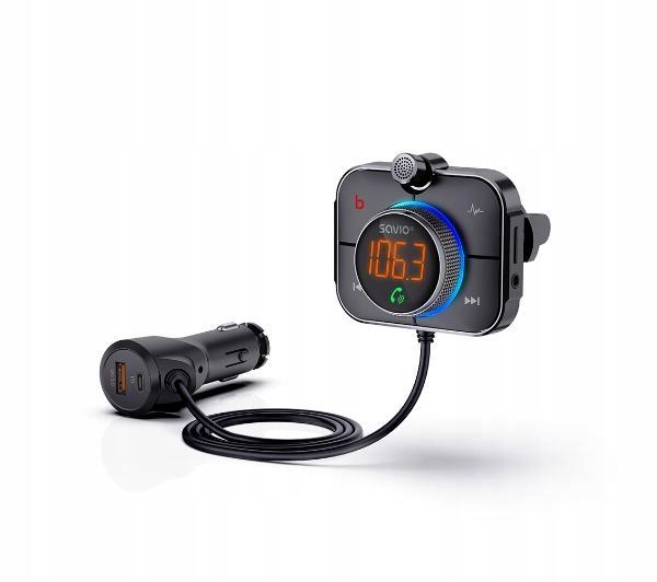 FM-передавач Savio tr-14 BT AUX SD зарядка