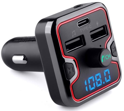 FM-передатчик VORDON TB-155 2xUSB USB C