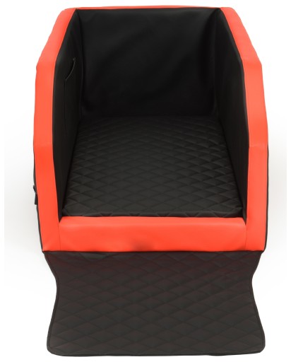 Автопереноска для собаки заднє сидіння з матрацом і ременем 55х100