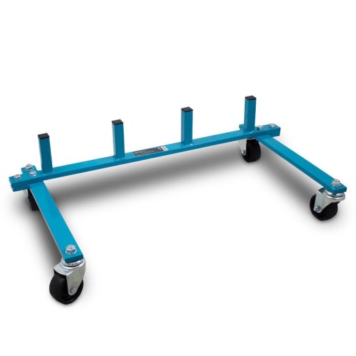 Транспортная стабильная мобильная стойка Bituxx для 4 поворотных маневровых тележек k