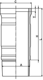 89917110 - Гільза циліндра 89917110