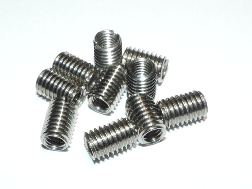 Втулки ремонтні різьбові M8/M6, редукція L=15мм, нержавіюча сталь, 10 шт.