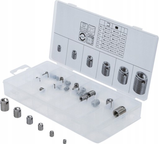 Втулки редукционные под резьбу М5-М14, 32 шт.