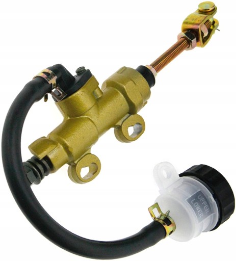 Задний главный цилиндр мотоцикла. Задний ножной тормоз.