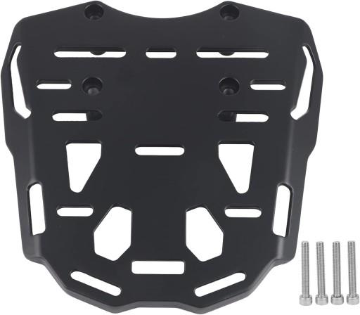 Задний багажник для мотоцикла из алюминиевого сплава, черный багажник, подходит