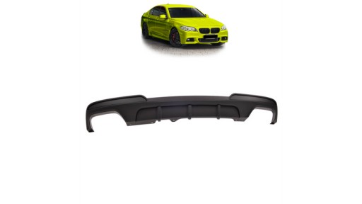 Задний диффузор Matt Black BMW 5 F10 F11 2009-2016