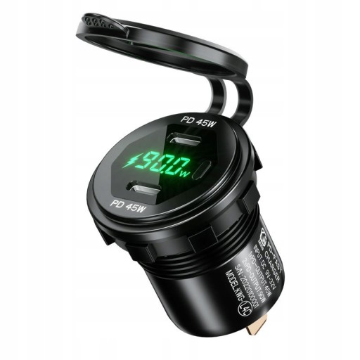 USB-разъем для быстрого автомобильного зарядного устройства типа C, новинка