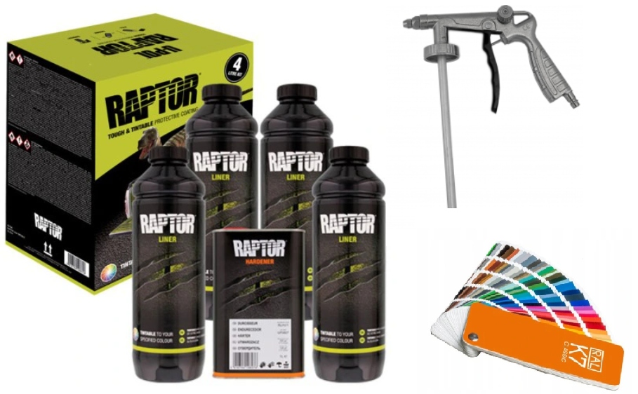 U-ПОЛОВИНА 4 RAPTOR КОМПЛ. ЛЮБОЙ RAL ЦВЕТ ПИСТОЛЕТ