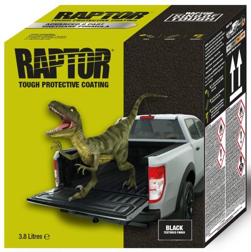 U-POL RAPTOR 3.8л (4 шт) ЧЕРНЫЙ черный