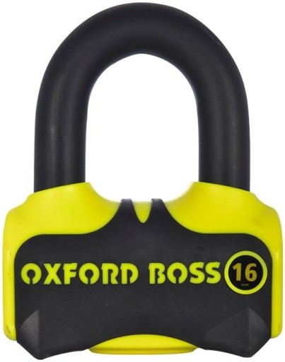 U-lock Boss16 Оксфорд Колір Чорний / жовтий 115 мм x 96 мм хвостовик 16 мм