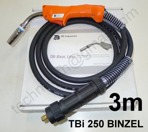 Зварювальний пальник MIG MAG BINZEL TBI 250 MB 25 3m