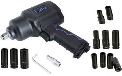 ПНЕВМАТИЧЕСКИЙ УДАРНЫЙ КЛЮЧ для колес SATRA 1/2 + НАСАДКИ