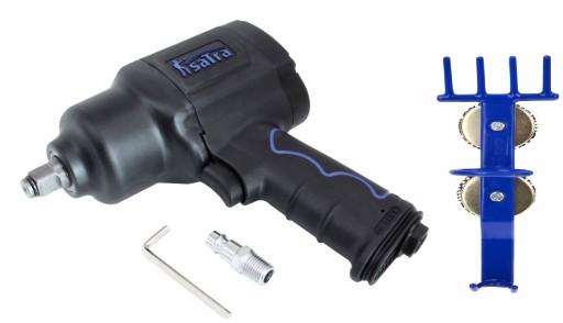 КЛЮЧ ПНЕВМАТИЧНИЙ УДАРНИЙ для коліс 1/2 + ТРИМАЧ МАГНІТА