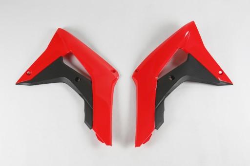 HO04682999 - КРЫШКИ РАДИАТОРА НЛО КРАСНЫЕ HONDA CRF 250R 18-21