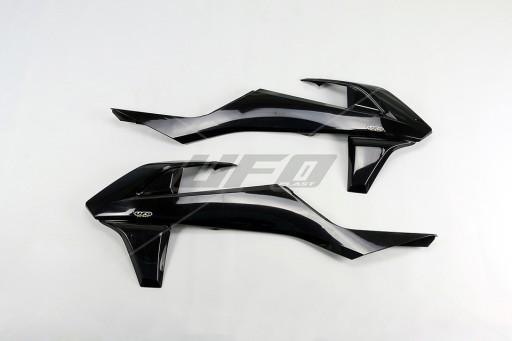 KT04061001 - КРЫШКИ РАДИАТОРА UFO KTM SX/SXF 16-18 EXC/EXCF 17-19 ЧЕРНЫЕ