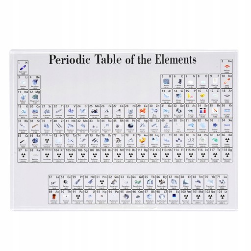 Периодическая таблица элементов 150 * 114 * 20 мм
