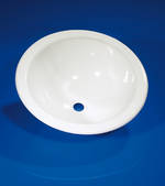 8701.06.00 - УМЫВАЛЬНИК БЕЛЫЙ КРУГЛЫЙ 360 ММ ДЛЯ ЛОДКИ / ЯХТЫ