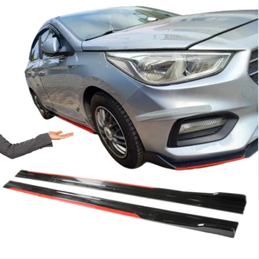 УНИВЕРСАЛЬНЫЕ ПОРОГИ НАКЛАДКИ ДЛЯ ОБРЕЗКИ 2,2 м Черный и красный