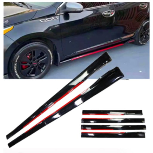 УНИВЕРСАЛЬНЫЕ ПОРОГИ НАКЛАДКИ ДЛЯ ОБРЕЗКИ 2,4 м Черный и красный