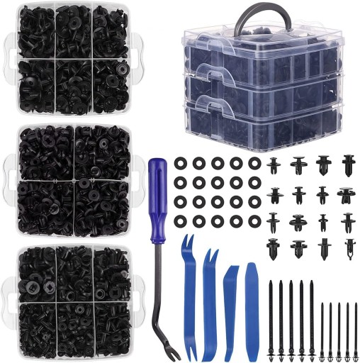 УНИВЕРСАЛЬНЫЕ ЗАПОНКИ ШПИЛЬКИ АВТОМОБИЛЬНЫЕ ЗАЖИМЫ ДЛЯ АВТОМОБИЛЯ ОБИВКИ КОМПЛЕКТ АЖ 760