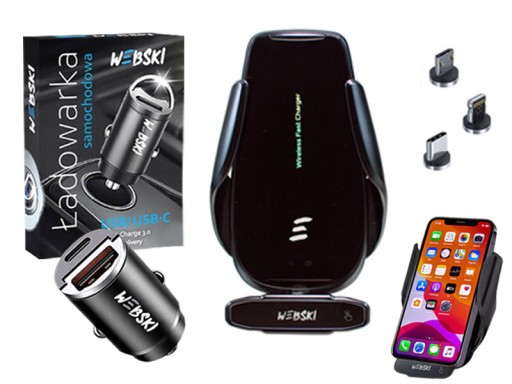 АВТОМАТИЧЕСКИЙ ИНДУКТИВНЫЙ ДЕРЖАТЕЛЬ ДЛЯ ЛЮБОГО ТЕЛЕФОНА