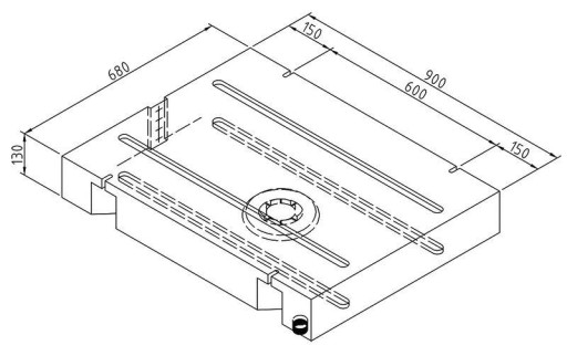 RE611001 - УНИВЕРСАЛЬНЫЙ РЕЗЕРВУАР ДЛЯ ВОДЫ 70 Л АНТАЦИТ ДЛЯ КЕМПЕРА ПРИЦЕПА KEMP